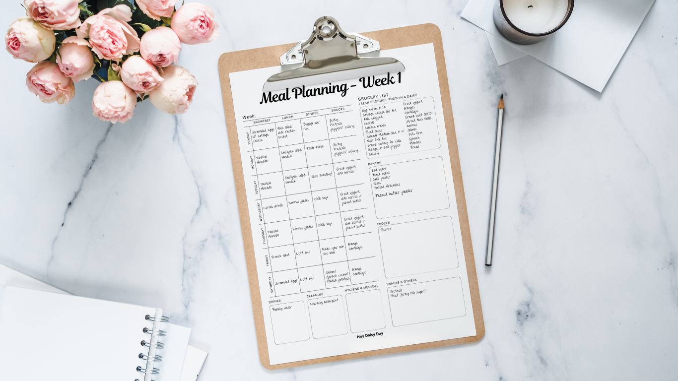 Meal Planning Planner